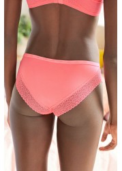 Logo Mesh Knickers 2 Pack Brazilian