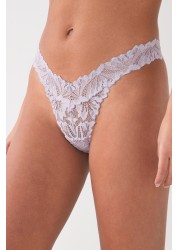 Comfort Lace Knickers Thong