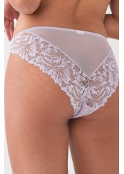 Comfort Lace Knickers High Leg