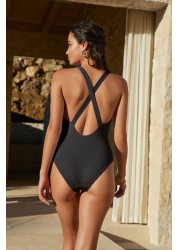 Tummy Control Plunge Swimsuit