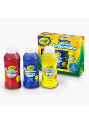 Crayola 3-Piece Washable Fingerpaint Set