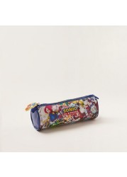 Sonic Boom Printed Pencil Pouch with Zip Closure