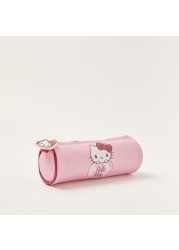 Sanrio Hello Kitty Print Pencil Pouch with Zip Closure