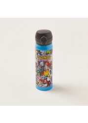 Sega Sonic the Hedgehog Print Water Bottle - 400 ml