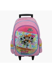 The Powerpuff Girls Print Trolley Backpack - 18 inches