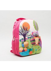 OOPS Forest Print Backpack - 12 inches