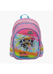 The Powerpuff Girls Print Backpack with Adjustable Straps - 14 inches