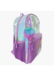 Juniors Applique Detail Backpack with Adjustable Shoulder Straps