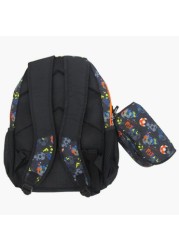 Juniors Printed Backpack with Pencil Case - 16 inches