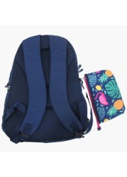 Juniors Printed Backpack with Pencil Case