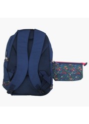 Juniors Printed Backpack with Pencil Case