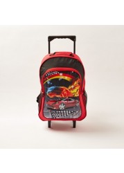 Juniors Printed 16-inch Trolley Backpack with Lunch Bag and Pencil Pouch