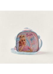 Simba 5-Piece Barbie Print Trolley Backpack Set