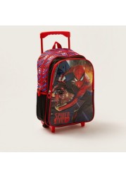 Simba 5-Piece Spider-Man Befighting Trolley Backpack Set - 16 inches