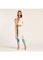 Love Mum Maternity Longline Cardigan with Pockets