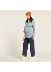 Love Mum Full Length Maternity Pants with Elasticated Waistband