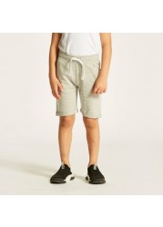 Juniors Solid Shorts with Pocket Detail and Elasticised Waistband