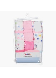 Juniors Printed Washcloth - Set of 6