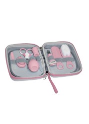 Pritty Baby Care Grooming Kit | Pink - Set Of 8 Pcs