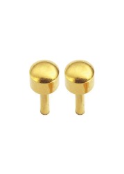 Caflon Singles Regular Ball Gold Plated Blu System Earring| 1Pc