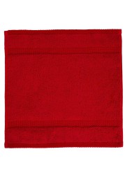 Truebell Classic Face Towel (33 x 33 cm, Dark Red)