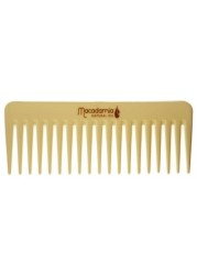 Macadamia Natural Detangler Comb With Macadamia Oil- Beige | 1 Pc