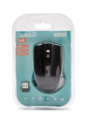 Enet - Wireless Optical Mouse Black