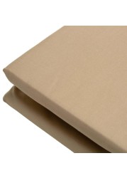 Rest Sateen Fitted Double Sheet Set (140 x 200 + 30 cm, 3 Pc.)