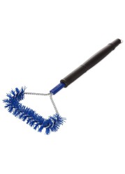 Grillmark Nylon T Handle Grill Brush (Black/Blue)