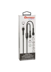 Oshtraco Dual Pin Type C to Type C iPhone Cable (1.5 m)