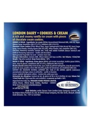 London Dairy Cookie and Cream Ice Cream Cup 125ml