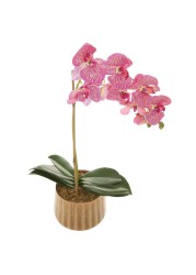 Artificial Orchid Plant (60 cm, Light Purple)