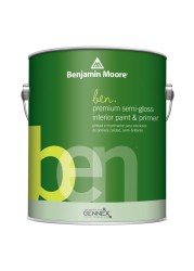 Benjamin Moore Ben Semi-Gloss Interior Latex Paint & Primer (3.7 L, Base 2)