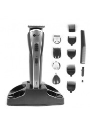 AFRA Japan Hair Trimmer, AF-1600HTSB, 5 in 1 Set, With Shaver, Precision Trimmer, Nose Trimmer, Design Trimmer and Full Trimmer, Charge Base, G-Mark, ESMA, RoHS, And CB Certified, 1 Year Warranty.