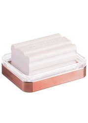 InterDesign Casilla Soap Dish (12 x 9 cm, Rose Gold)