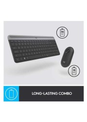 Logitech Slim Wireless Keyboard Mk470 + Wireless Mouse