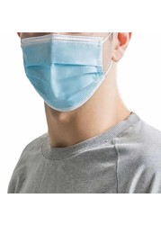 MKATS 3-Layer Disposable Protective Face Mask (50 Pc.)