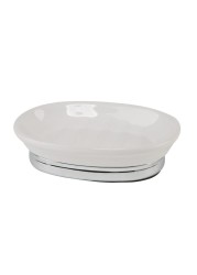 Interdesign York Oval Soap Dish (16 x 11 x 10 cm)