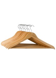 Wenko Beech Coat Hangers (Pack of 8)