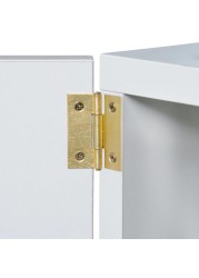 Suki Brass Slim Hinge Pack (3.4 x 6 cm, 2 Pc.)