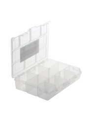 Ace Plastic 10 Compartment Storage Box (4.4 x 15 x 20 cm, Small)