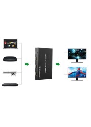 UGREEN HDMI Matrix 4x2 Full HD 1080p + SPDIF + 3.5mm, 4x2 HDMI Matrix Switch Box