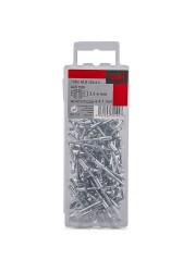 Suki Aluminium Rivets (4 x 8 mm, Pack of 100)