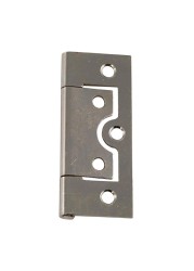 Hettich Nickel Laminated Hinge (63 x 25 mm, 2 Pieces)