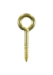 Ace Polished Brass Eye Screws (2.5 cm, 7 Pc.)