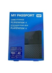 WD My Passport Portable External Hard Drive 4TB Black