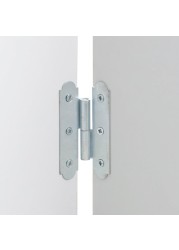 Suki Galvanized Steel Straight Left Butt Hinge Pack (8 cm, 2 Pc.)