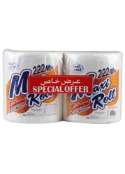 Cool & Cool Maxi Roll Super Absorbent Tissue Bundle Pack (222 m, 2 Pc.)