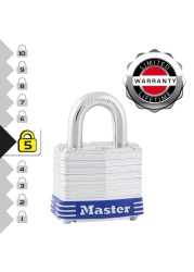 Master Lock Laminated Steel Padlock W/Keys (5.9 x 4 x 2.1 cm)