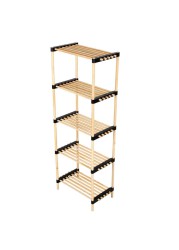 Seowood Bamboo Multi Purpose 5-Tier Modular Rack (28 x 49 x 129.5 cm)